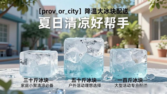 栖霞降温大冰块配送_海鲜排档降温解决方案_高温天气大冰块配送